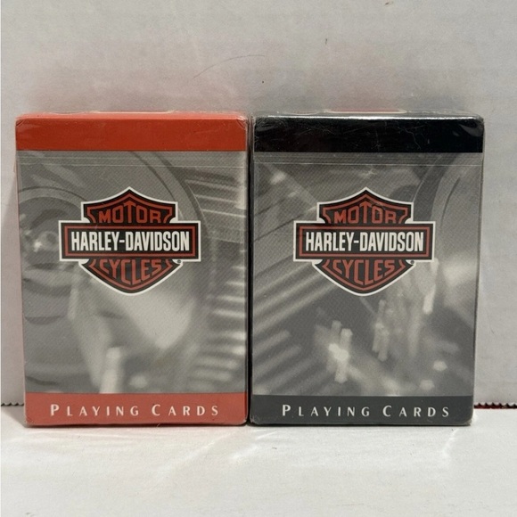 HARLEY DAVIDSON Vintage  Playing Cards New Sealed - Picture 1 of 4